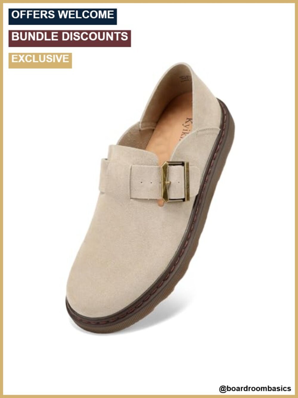 Soft Suede Leather Penny Loafers Slip-Ons Business Casual Flats Driving Mocs